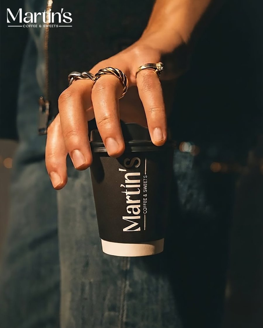 Lifestyle ad creative for Martin's Coffee & Sweets